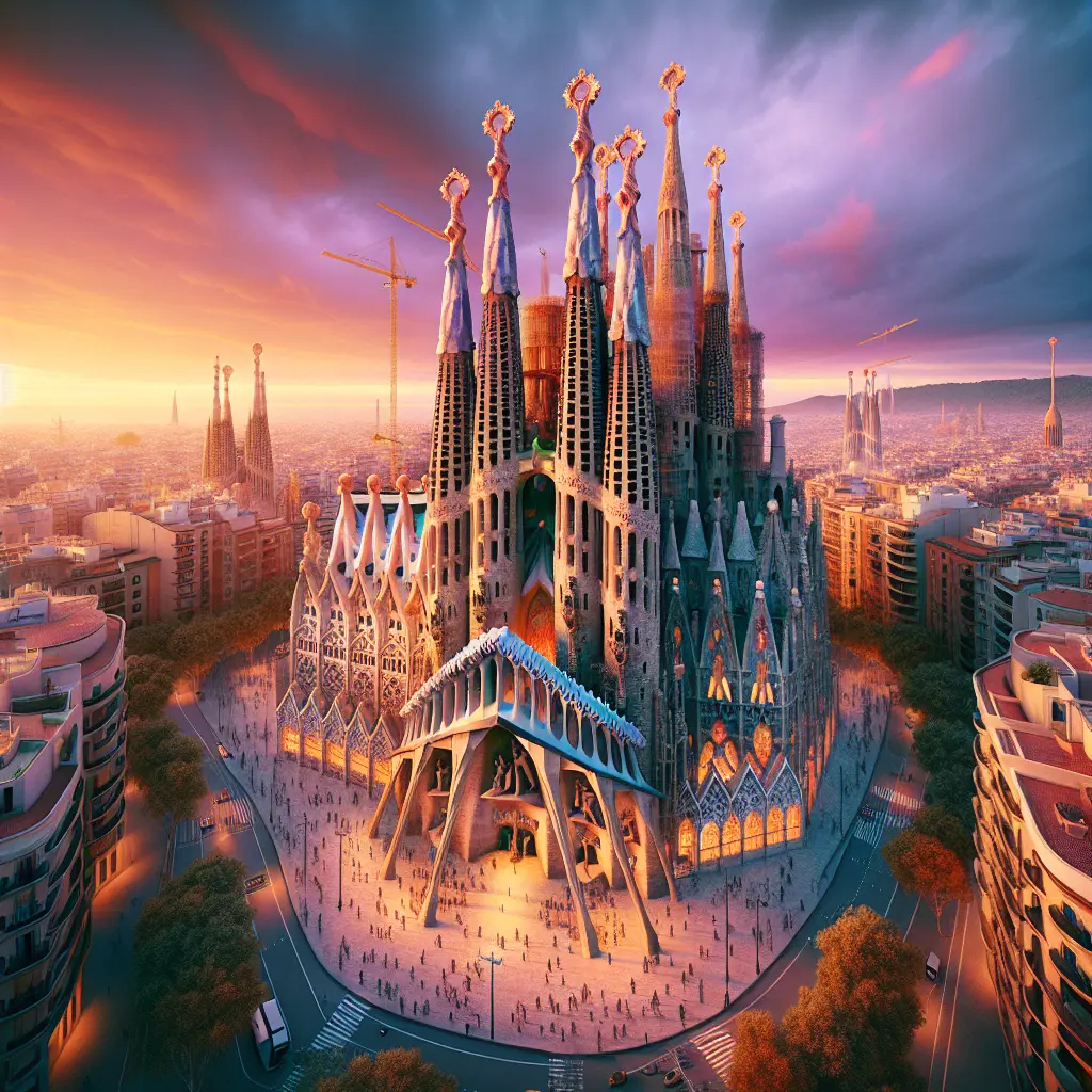 Sagrada Família kirken i Barcelona