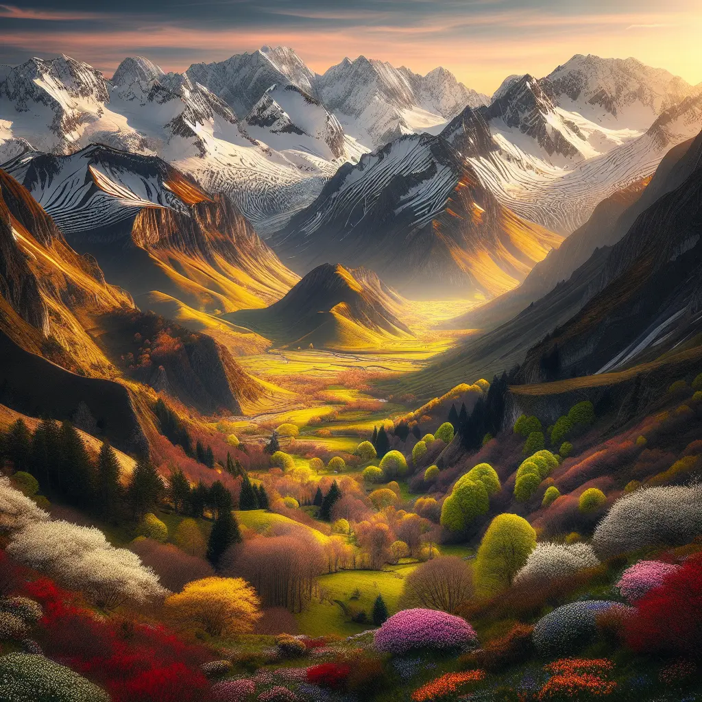 Hvordan er vejret i Pyrenæerne i april?