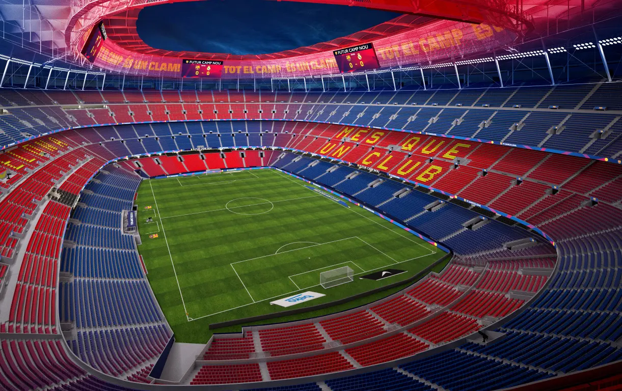 Sådan bliver Barcelonas nye super stadion (i 2026)