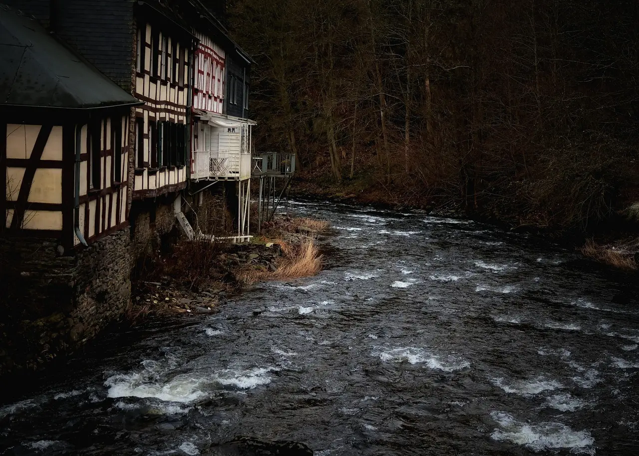 Sådan fotograferer du husene ved Onyarfloden